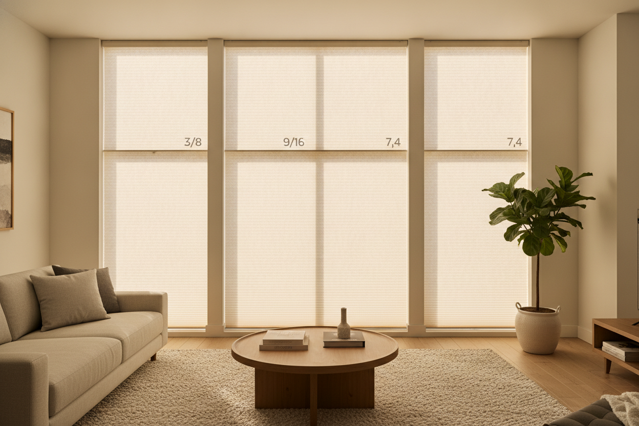 3/8 vs 3/4 Cellular Blinds: The Scale Mistake Ruining Your Windows