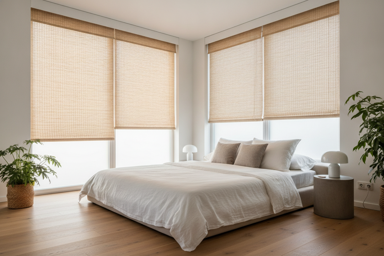 Why I Only Spec Cordless Bamboo Shades With Privacy Liner For Bedrooms