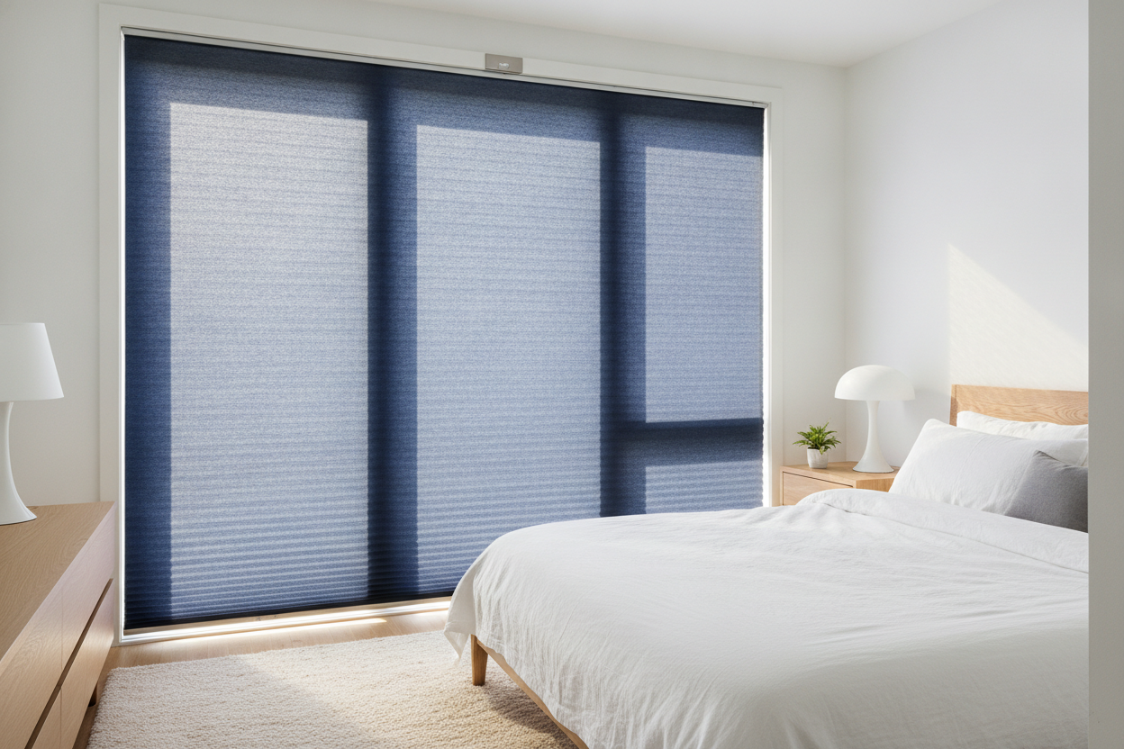 I Risked Blue Cellular Shades in a White Room (And Loved It)
