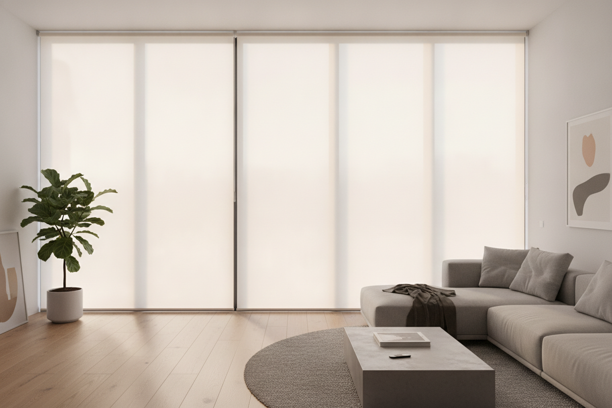 My Living Room Felt Like a Fishbowl Until I Hung Cordless Sheer Shades