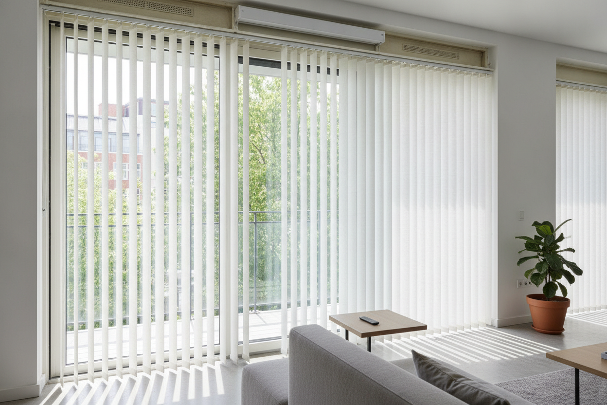 I Swapped My Yellowed Levolor Vertical Blind Headrail in 20 Minutes