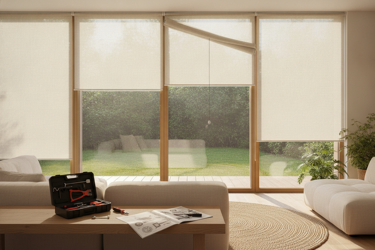 Before You Toss That Jammed Tube: The Reality of Roller Shade Repair