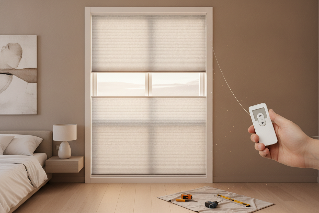 The Cord Sag Mistake: How to Install Top Down Bottom Up Shades