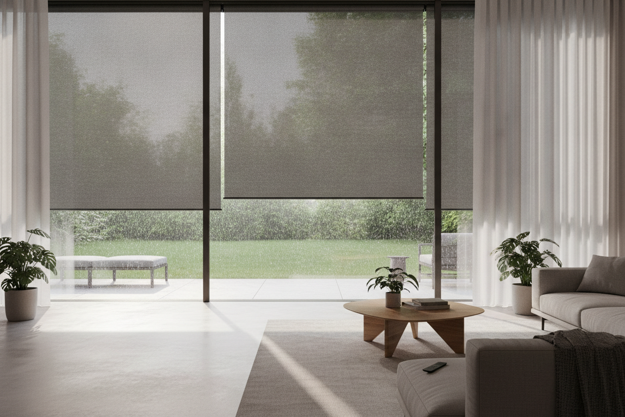 Why I Stopped Buying Patio Covers and Hung Exterior Rain Shades Instead