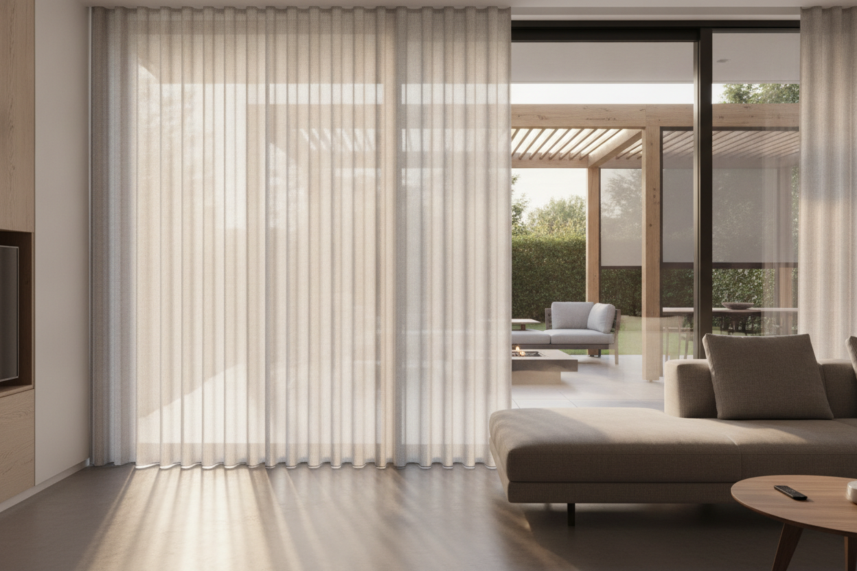 Stop Tying Tarps: Why Vertical Patio Shade Covers Look So Much Better