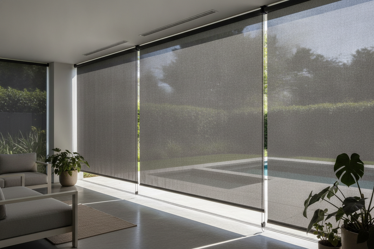 Stop Tying Bungee Cords to Your Outdoor Pull Down Shades