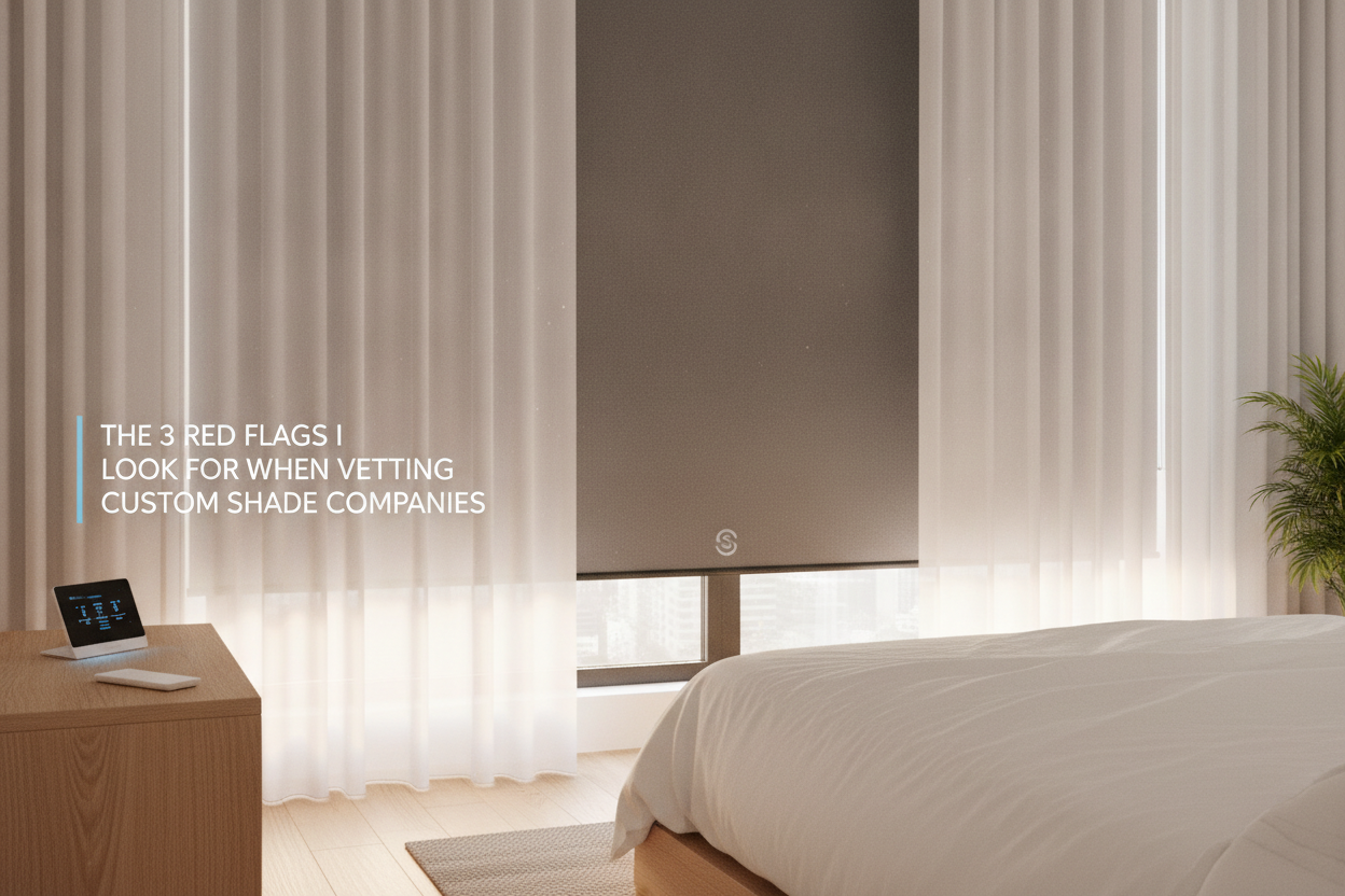 The 3 Red Flags I Look For When Vetting Custom Shade Companies