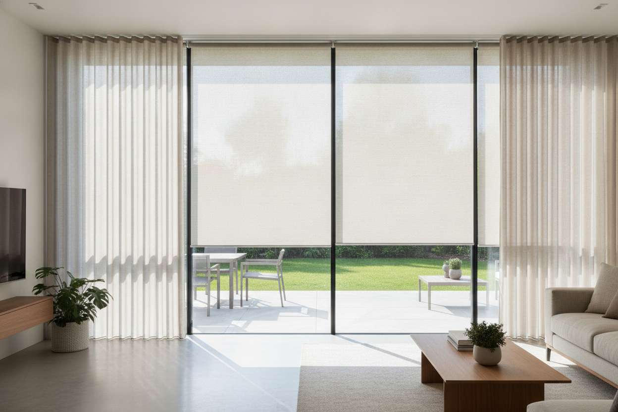 I Swapped My Flapping Patio Blinds for Hunter Douglas Exterior Shades