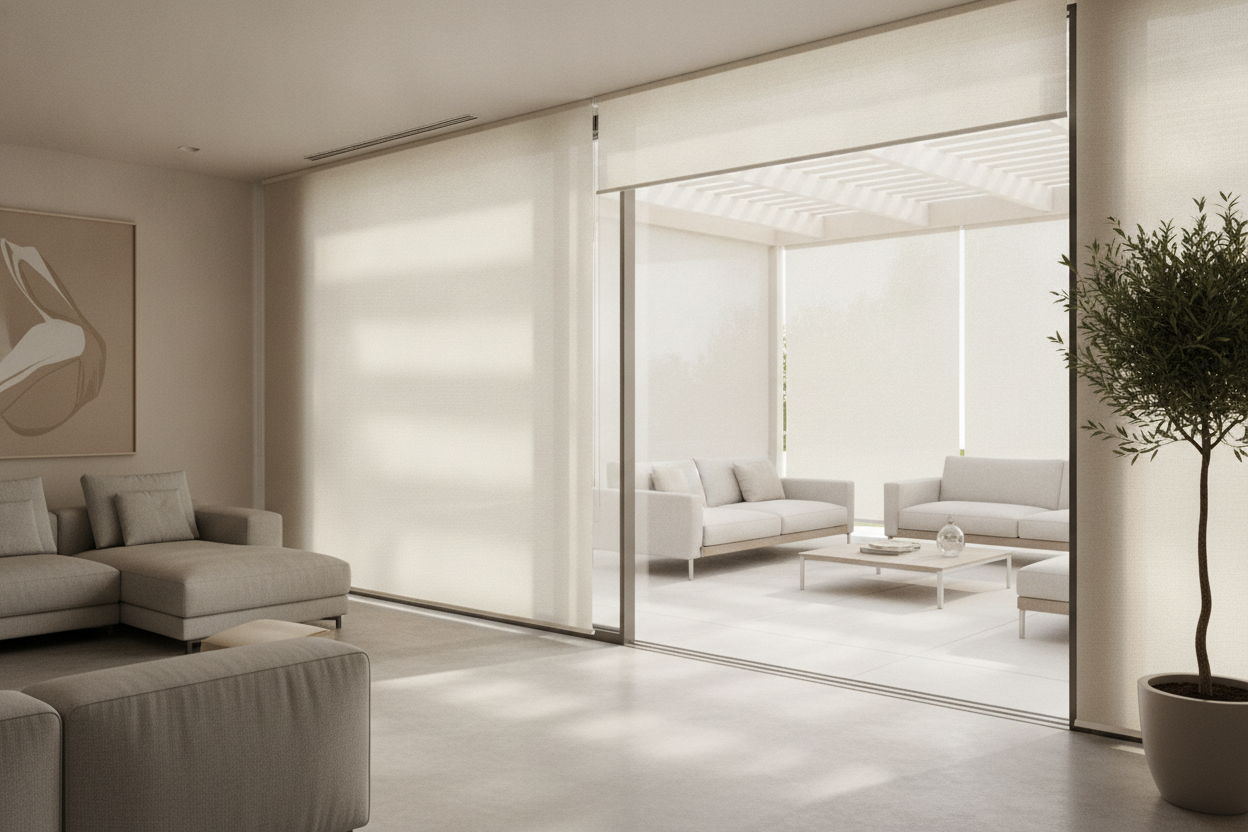 How to Choose Patio Sun Screen Shades That Don't Look Like Plastic Tarps