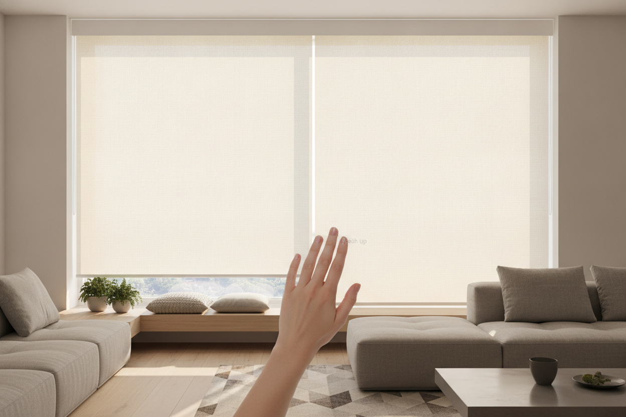 Your Dangling Cords Look Messy: It's Time for Push Up Window Blinds