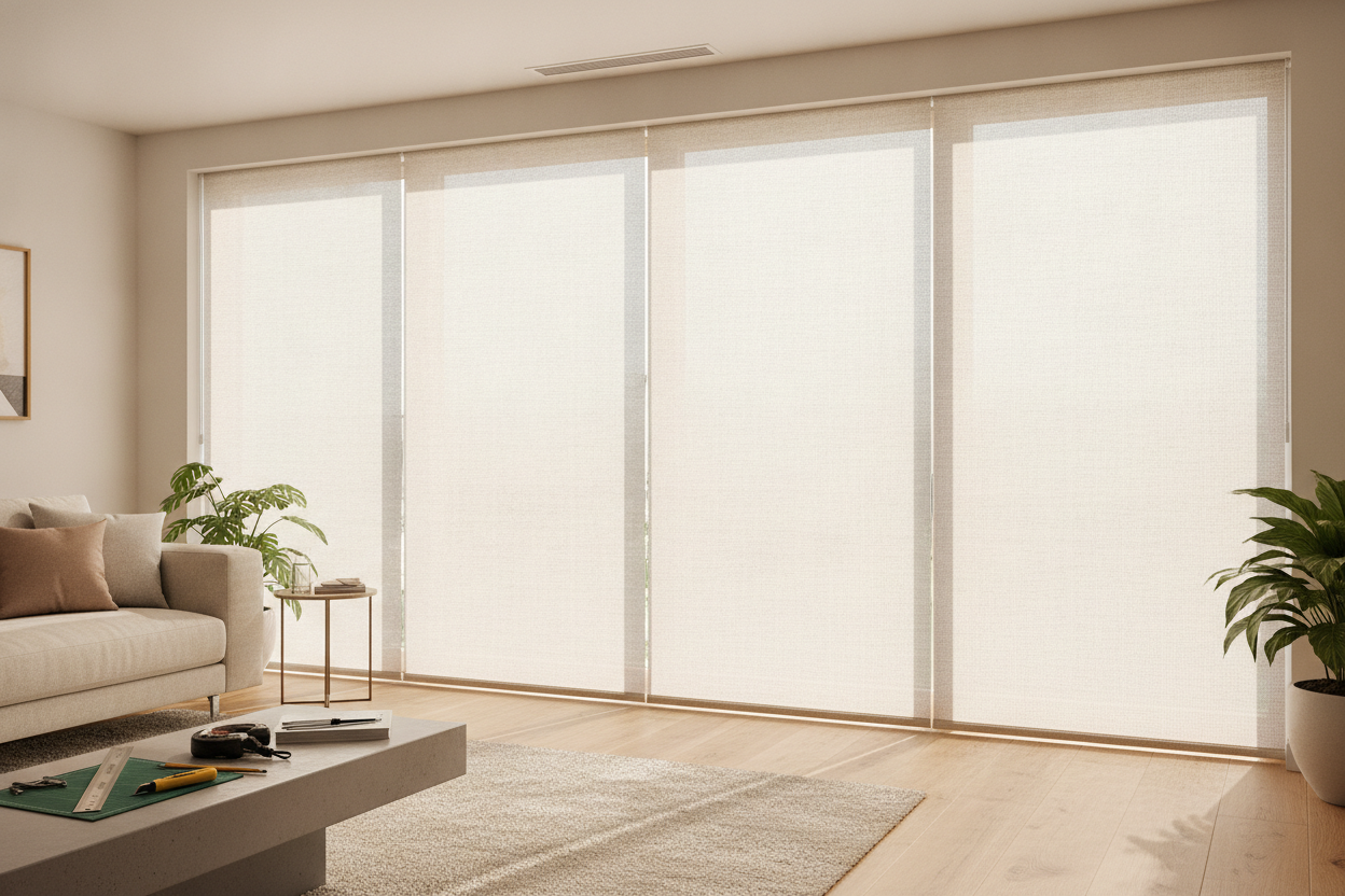 My Hack for How to Cut Roller Blinds That Are Too Wide