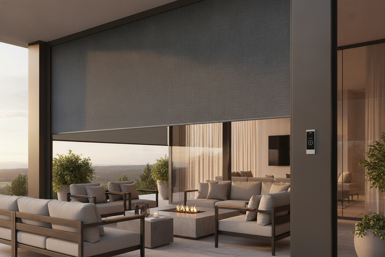 My Outdoor TV Was Useless Until I Found Light Blocking Outdoor Shades