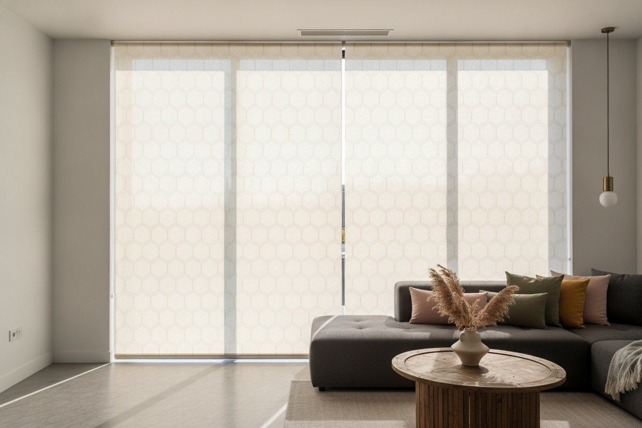 My $15 Trick for Decorating Roller Shades (No Sewing Required)