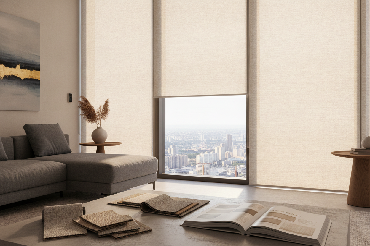 I Refuse to Use Stiff Vinyl: How to Pick Fabric for Roller Shades