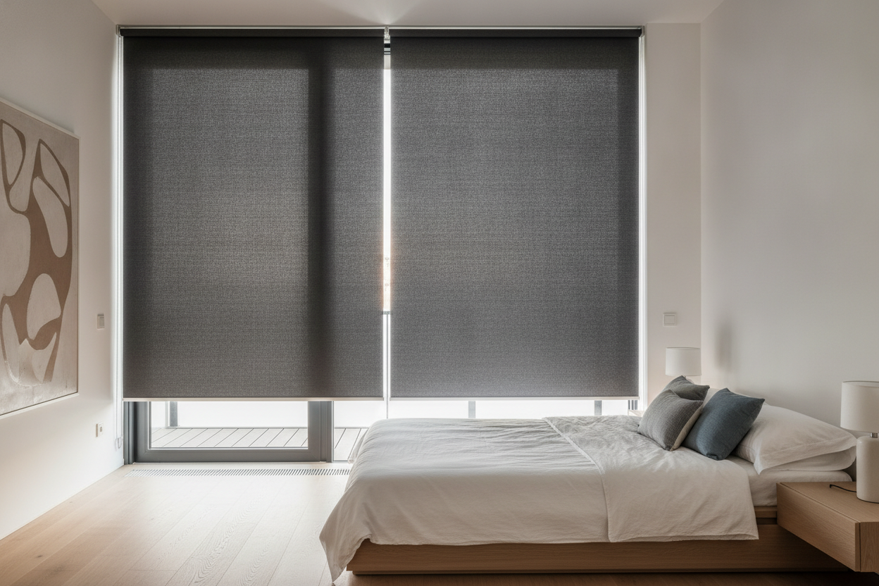 Your Blackout Door Shades Keep Banging the Glass (Do This Instead)