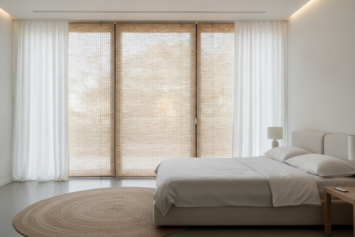 Why Roller Bamboo Shades Are My Secret Weapon for Soulless White Rooms