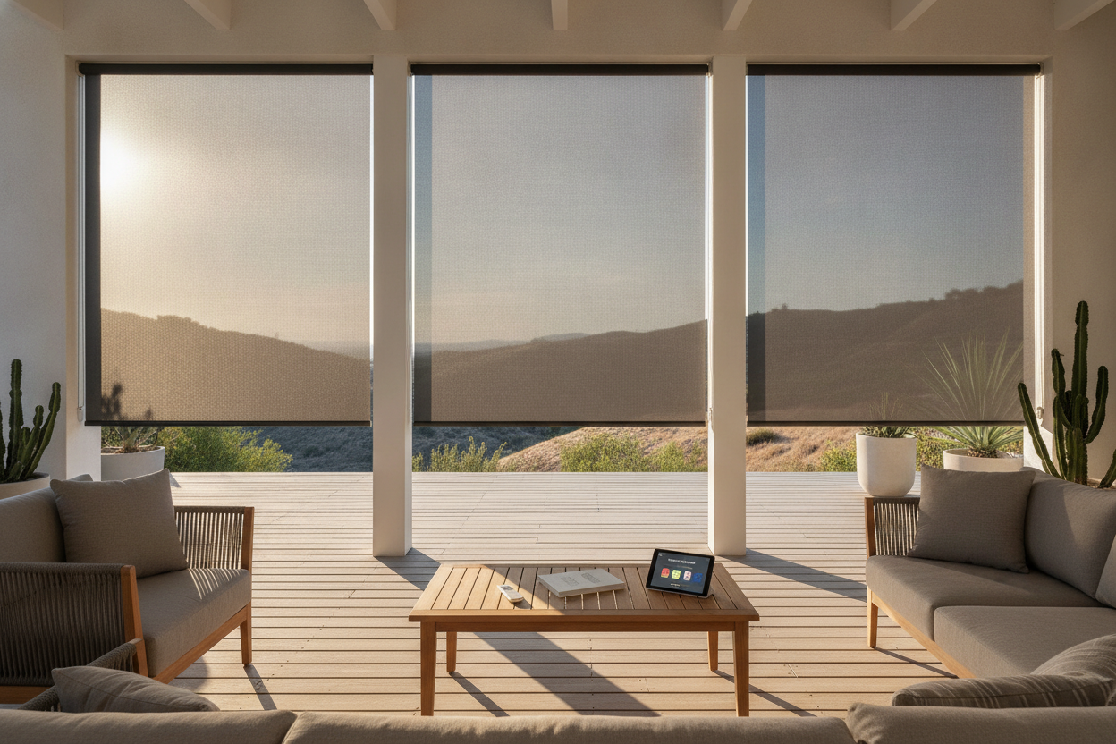 I Tested Smartwings Outdoor Shades on My 100-Degree South-Facing Deck