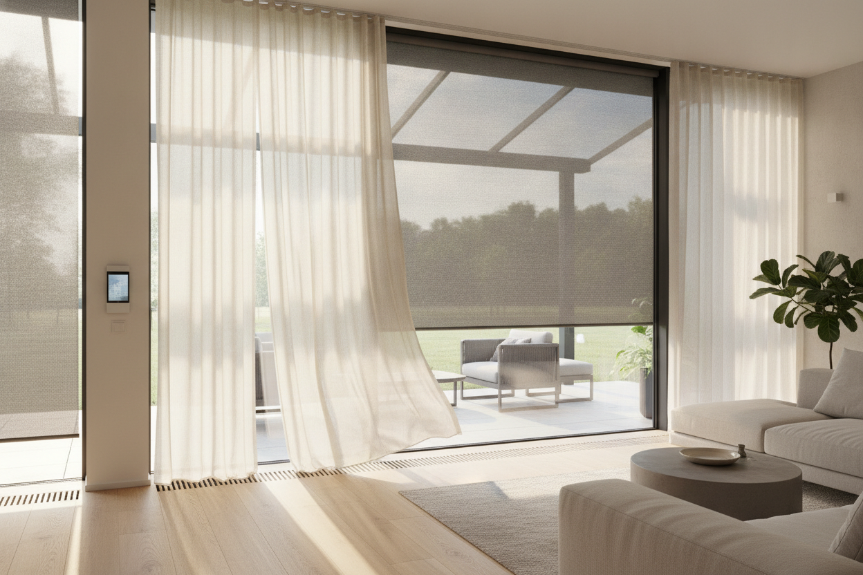 I Saved My Sweltering Patio With Sun Control Retractable Shades
