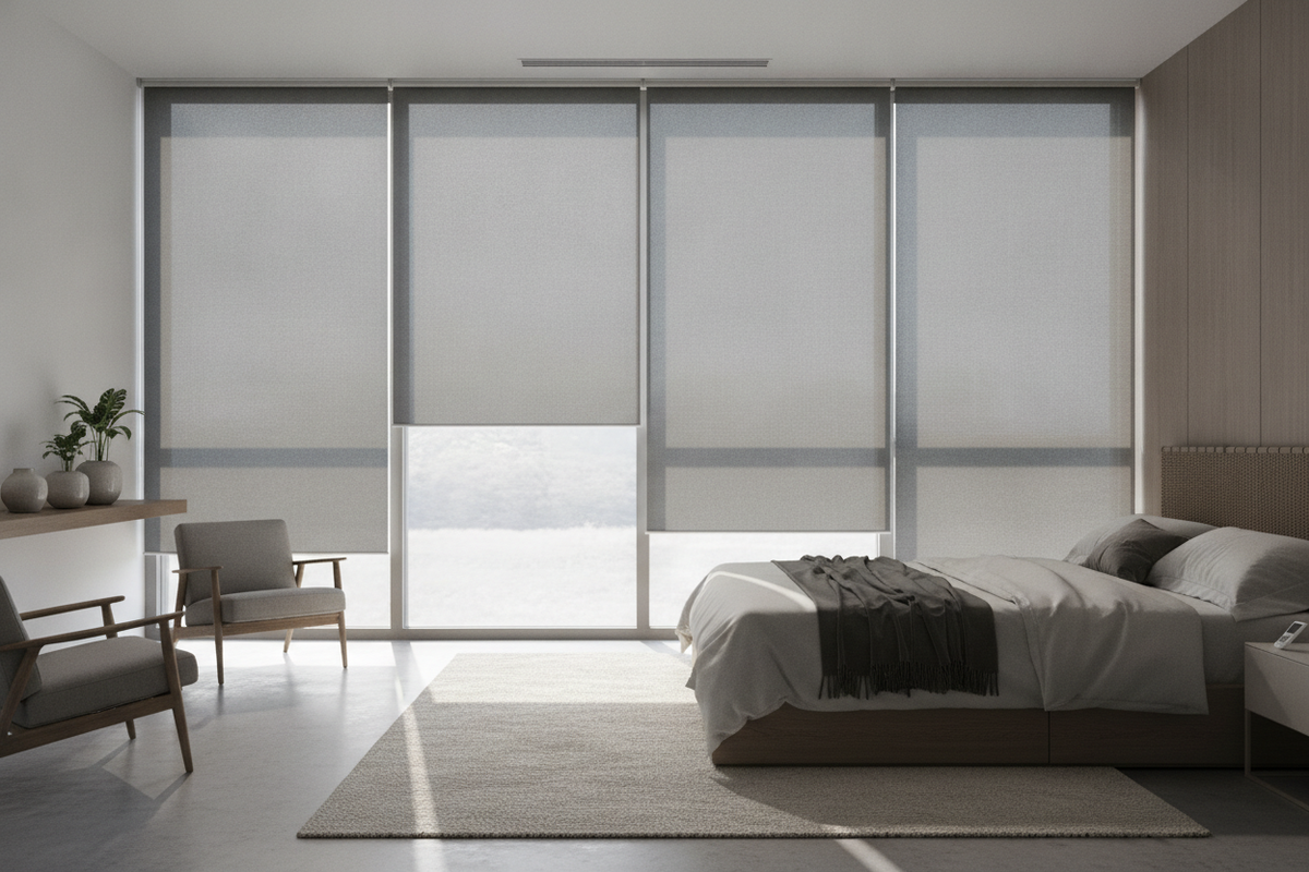 Why I Finally Put Motorized Interior Window Shades in My Bedroom