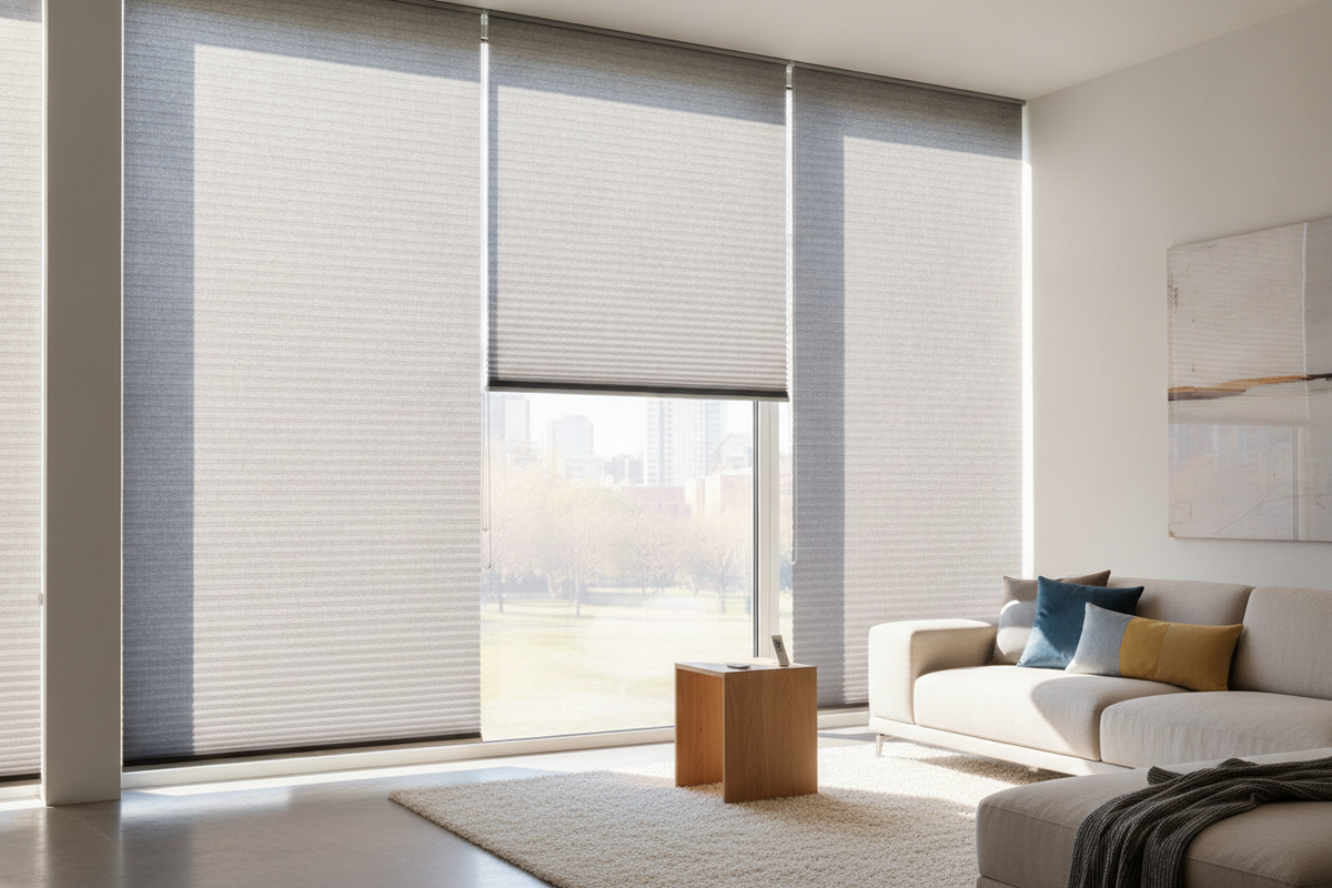 The 3 Rules for Buying Gray Cellular Shades That Don't Look Muddy