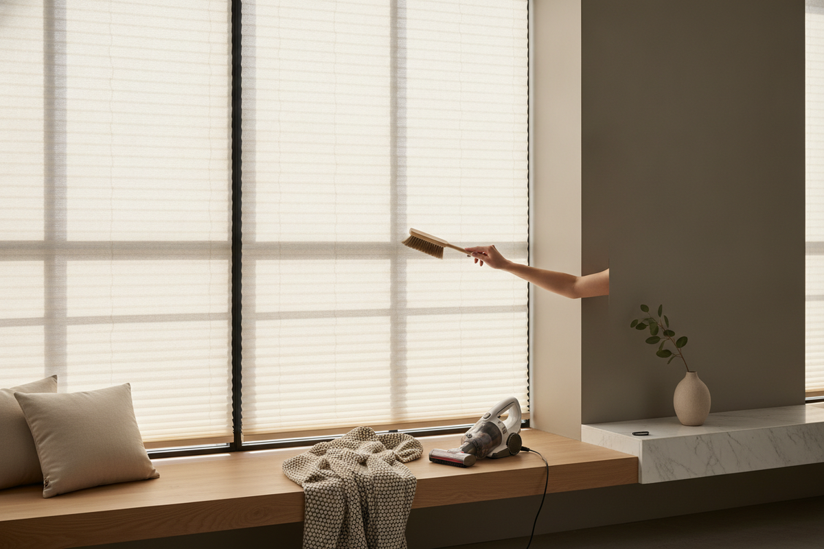 Please Don't Use the Bathtub: How Do You Clean Cellular Shades?