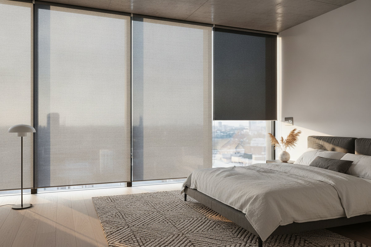 Why I Spec Dual Solar and Blackout Shades for Tricky Modern Bedrooms