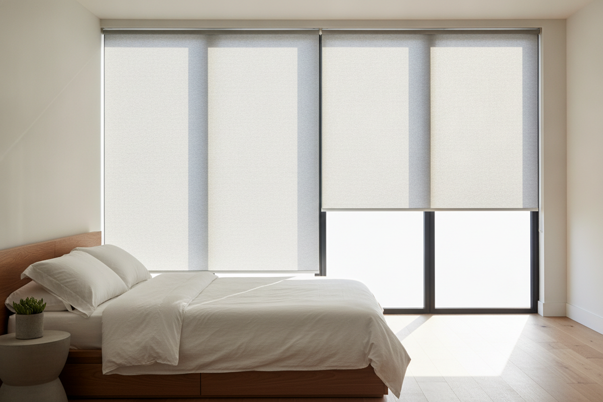 Why Your Cordless Roller Shades for Windows Always Roll Up Crooked