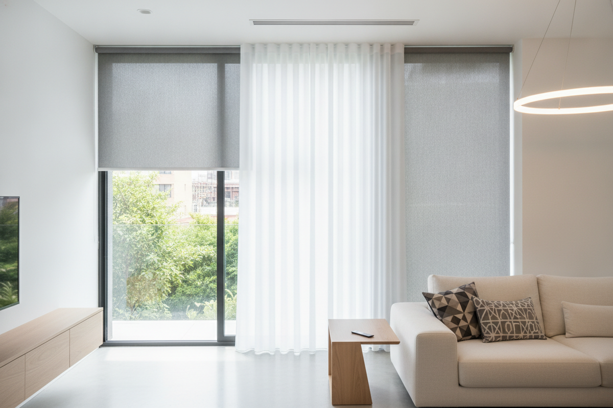 I Refuse to Hang Drapes Without a Roller Blind Shade Behind Them