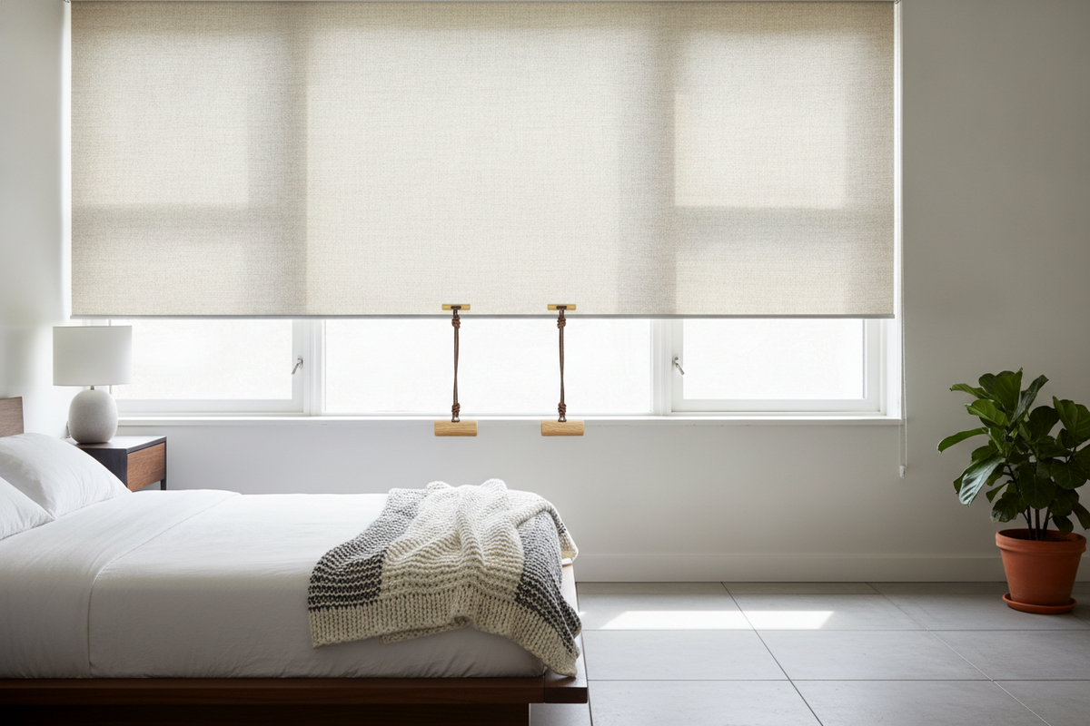 I Refuse to Use Plastic Grips: My Favorite DIY Roller Shade Pulls