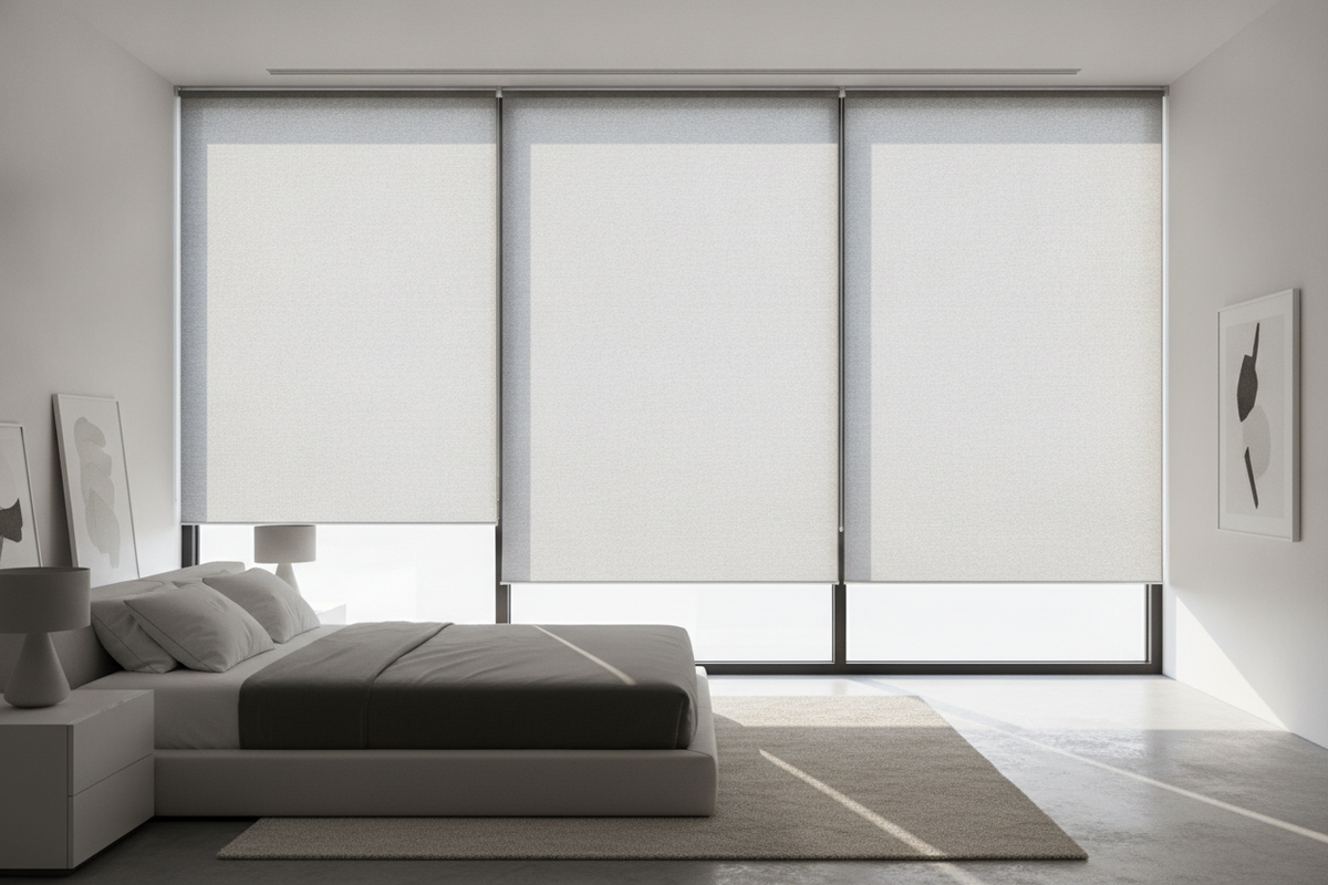 Why I Split Large Window Shades (And How to Hide the Light Gaps)
