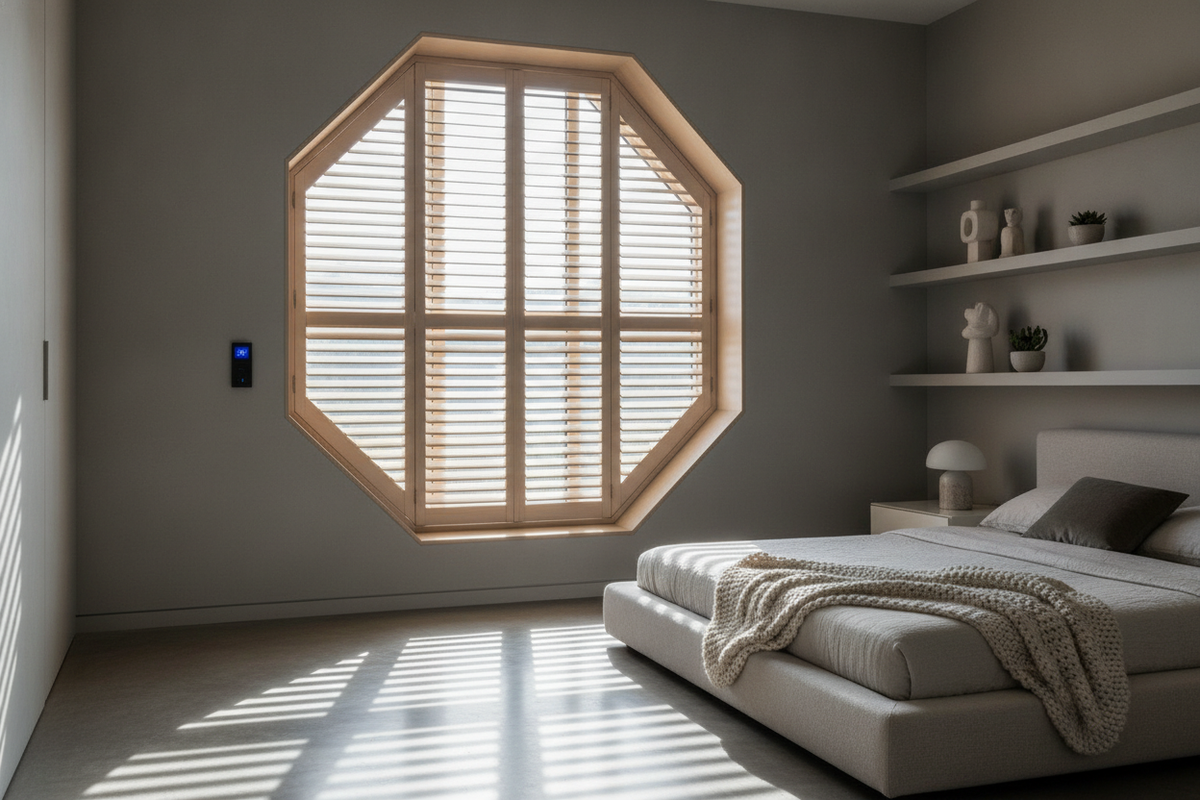 I Trashed the 90s Sunburst: Finding Blinds for Octagon Window Shapes