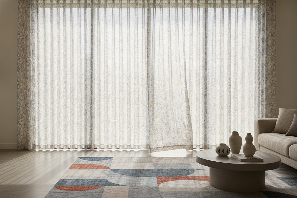 Your Window Shade Pattern Is Fighting Your Rug (How to Fix It)
