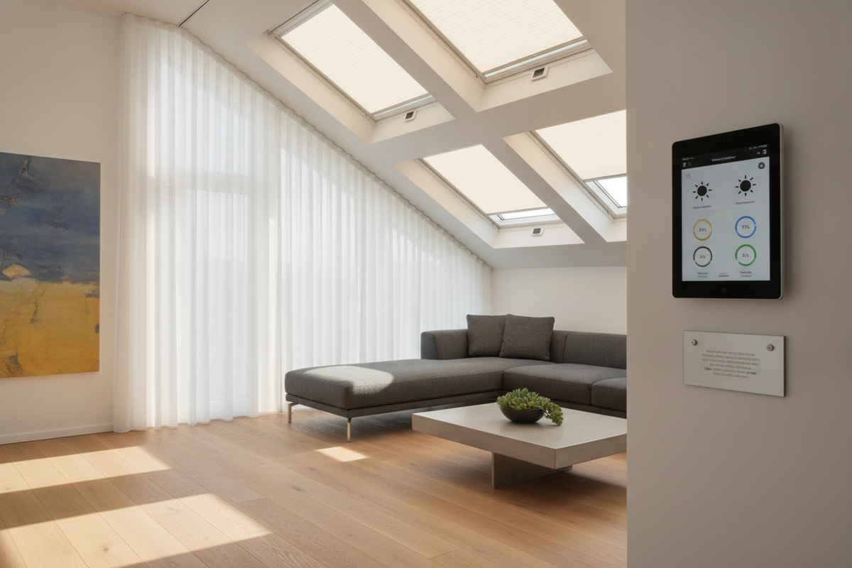I Saved My Drywall By Using Solar Powered Blinds for Skylights