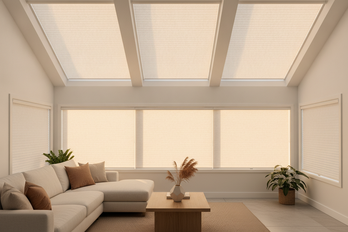 My Ceiling Fought My Windows Until I Tried Bali Skylight Shades