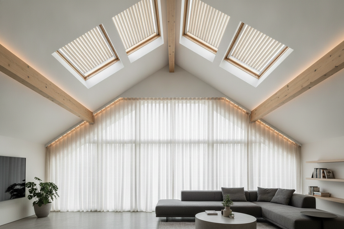 The Louvered Ceiling: Why I Use Horizontal Blinds for Skylights