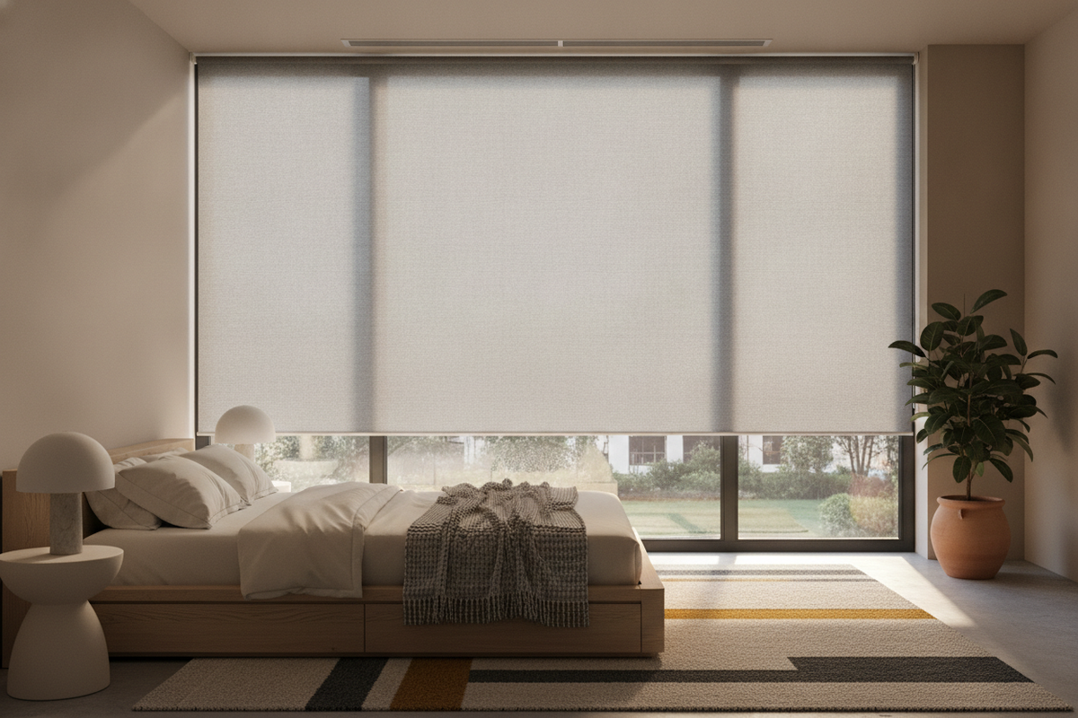 How to Hide the Hardware on Your Roller Blinds Window (Without a Valance)