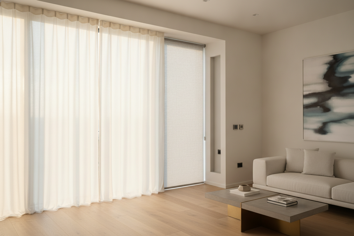 The Shallow Frame Trick for Layering Window Curtain Blinds