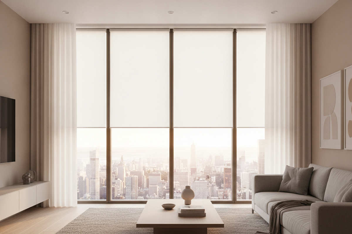Privacy Without the Cave: Blinds for Bottom Half of Window