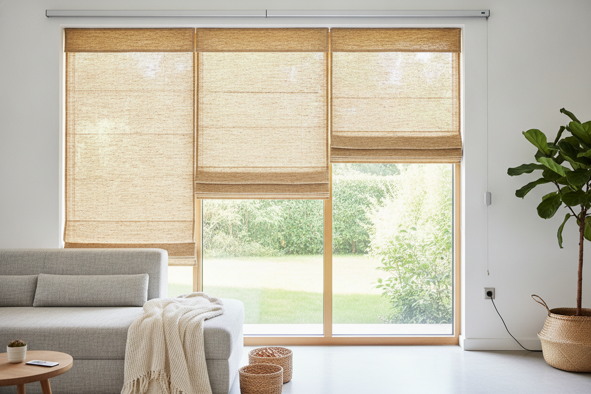 How to Make a Budget Bamboo Roman Shade Look Like a Custom Upgrade