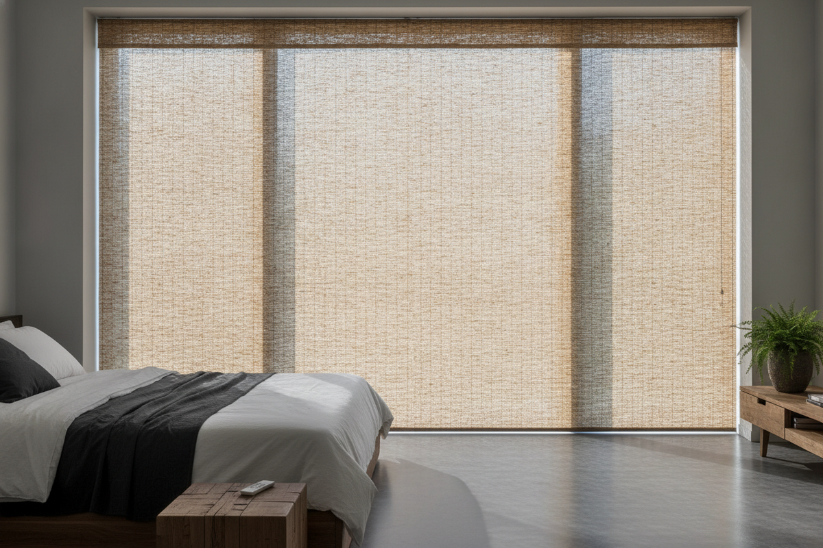The Trick to Hanging a Bamboo Blackout Blind Without the Side Gaps