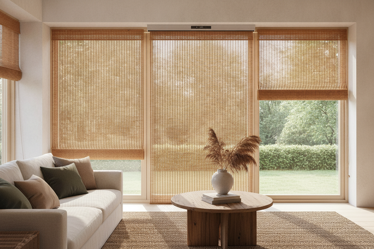 Are Bamboo Matchstick Roll Up Blinds Too Flimsy for a Living Room?