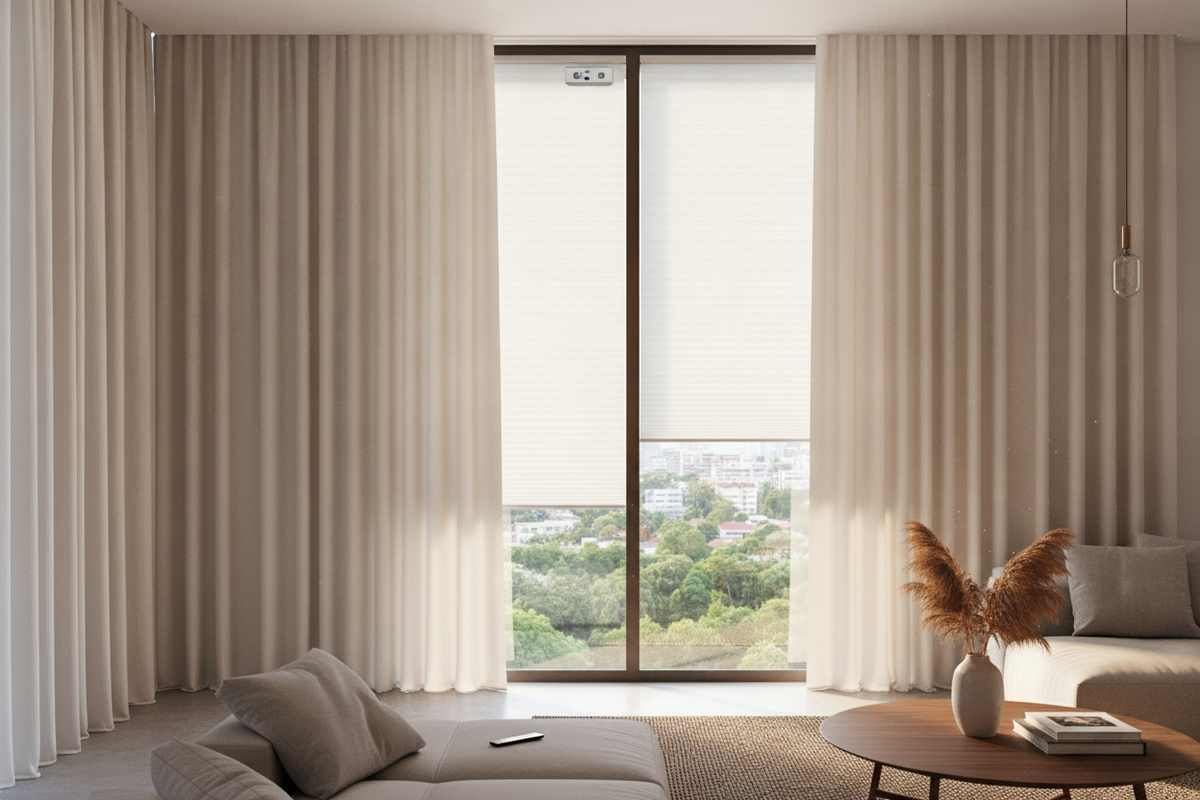 Why I Hide Cheap Top Down Bottom Up Shades Behind Expensive Curtains