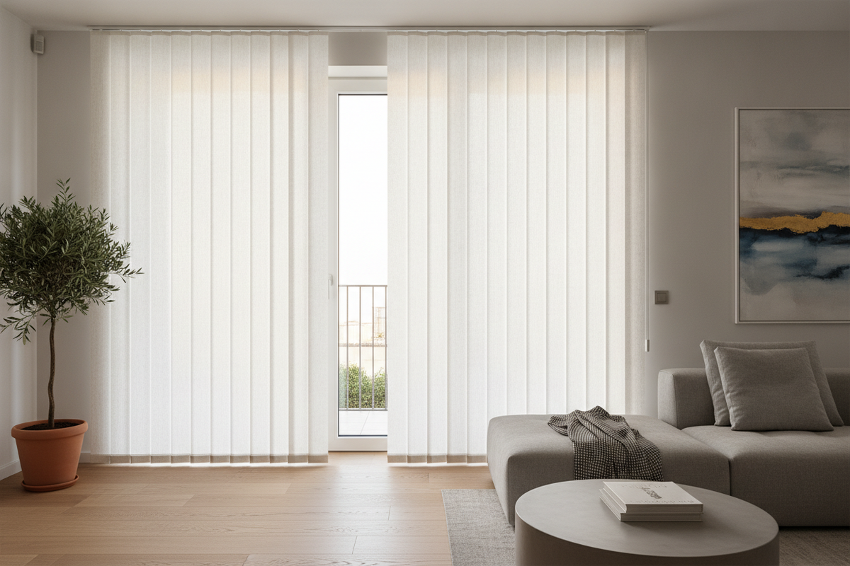 Can a Vertical Window Shade Actually Look High-End in a Living Room?