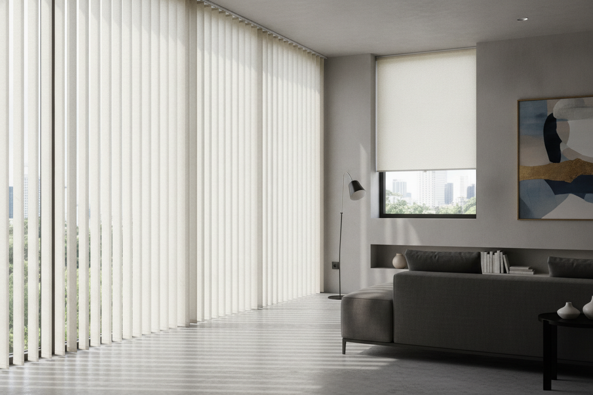 The 3 Rules for Mixing Blinds and Verticals in the Same Room