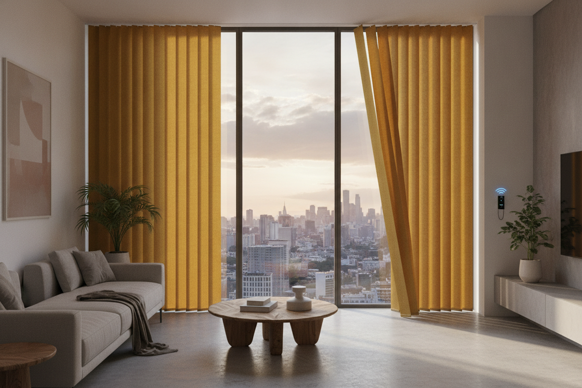 Why Mustard and Ochre Are the Only Yellow Vertical Blinds I Use Now