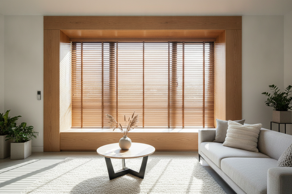 How I Make Wood Blinds at Home Depot Look Like Custom Millwork