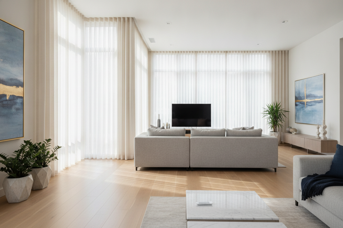 Why Store-Bought Curtains Flare (And Why Shade Store Drapes Don't)