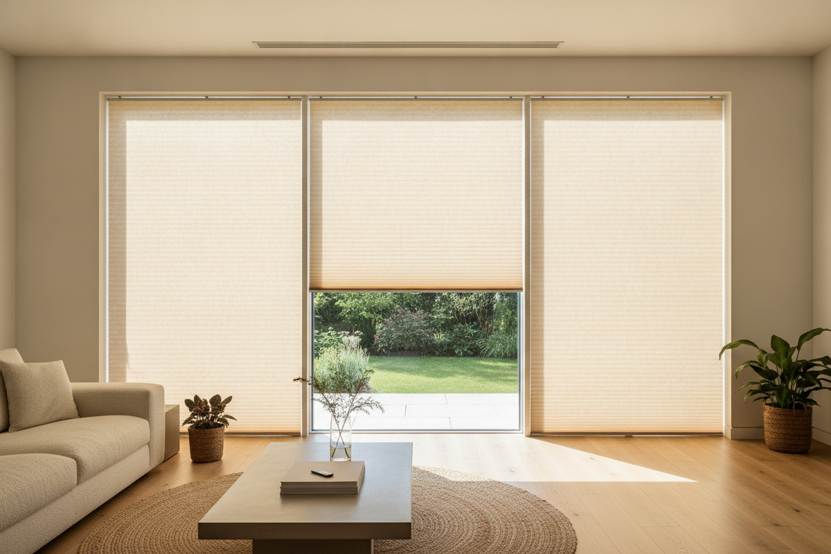 3 on-1 Headrail Cellular Shades: Seamless Style for Wide and Triple Windows