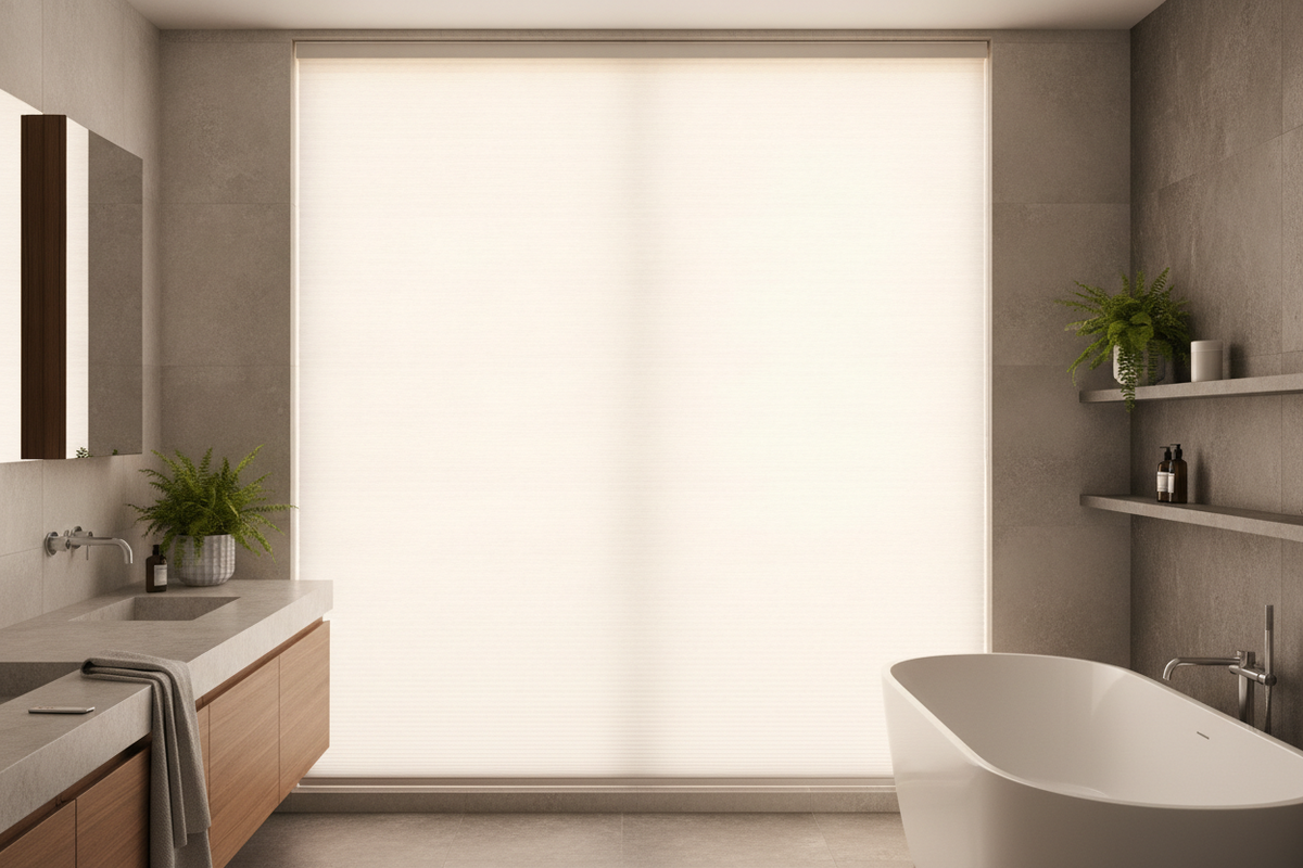 Are Cellular Shades Good for Bathroom Windows? Humidity, Privacy, and Material Guide