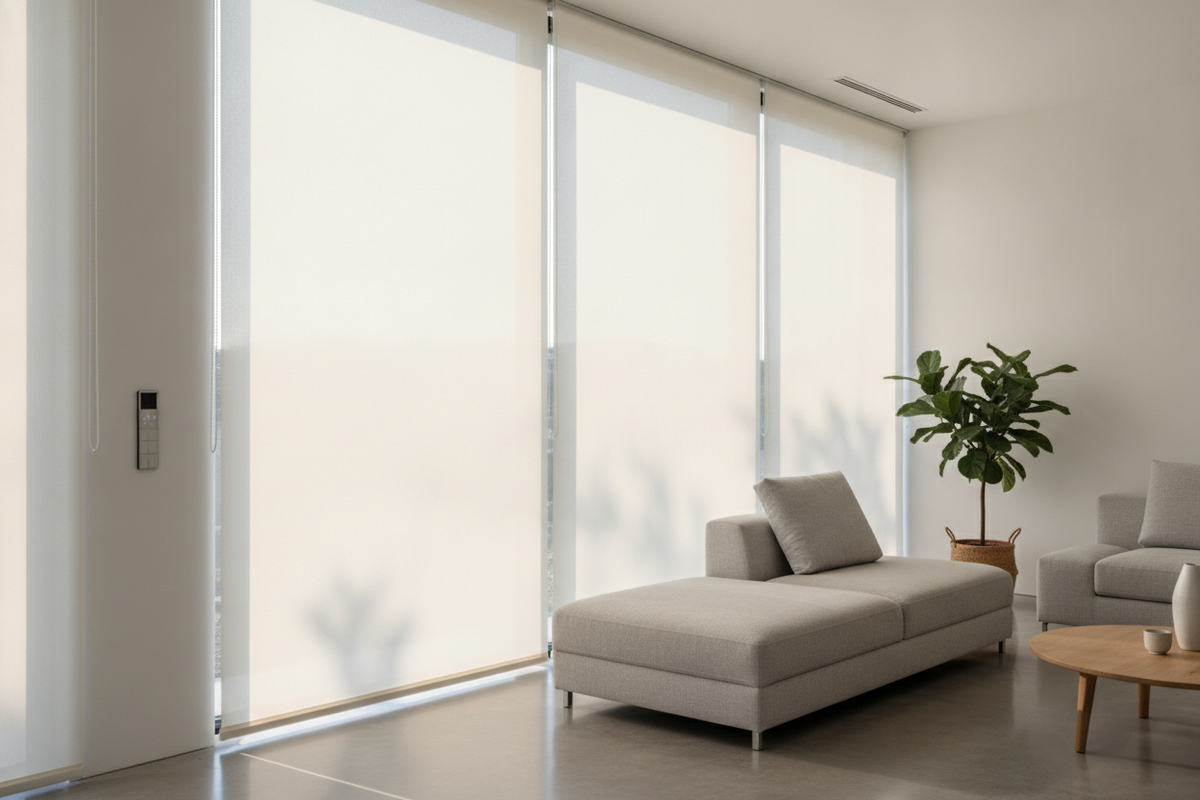 The Interior Guide to Automatic Rolling Blinds: Motor Selection, Fabric Flow, and Mounting Design